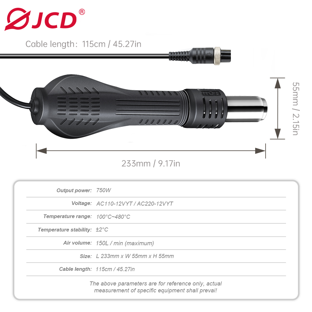 JCD-Pistolet à air comprimé po - Hot Air Station 858 avis et prix